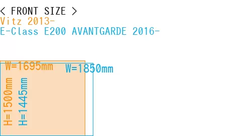 #Vitz 2013- + E-Class E200 AVANTGARDE 2016-